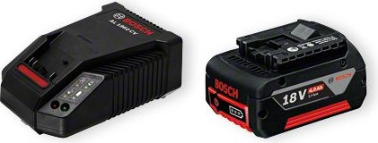Набор аккумулятор и зарядное устройство BOSCH GBA 18,0V 4,0 Ah Li-Ion + AL1860 [1600Z00043]