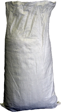 Мешок строительный РОССИЯ 95 х 55 см для мусора полипропиленовый (белый)