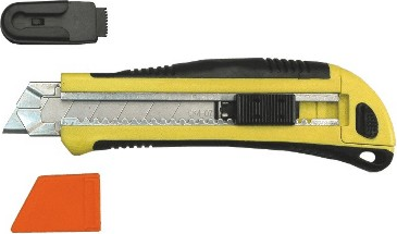 Нож 888 3065050 18 мм,автомат резино-пластиковый корпус Twist-Lock [3065050]