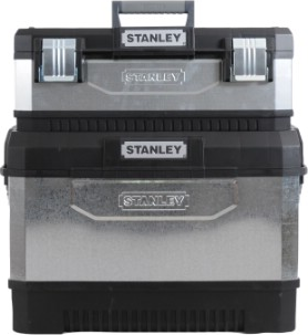 Ящик для инструмента STANLEY METAL PLASTIC CONTRACTOR CHEST + TOOL BOX BLK-GALV 1-95-832 [1-95-832]