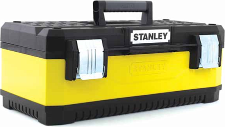 Ящик для инструмента STANLEY YELLOW METAL PLASTIC TOOLBOX 26" 1-95-614 [1-95-614]