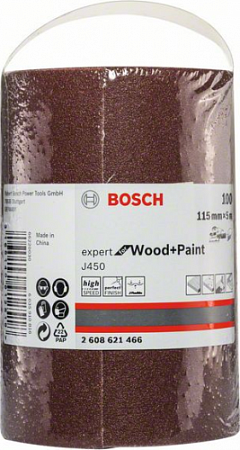 Лента-рулон BOSCH 115 мм G100 J450 Expert for Wood and Paint (рул.5м.) [2608621466]