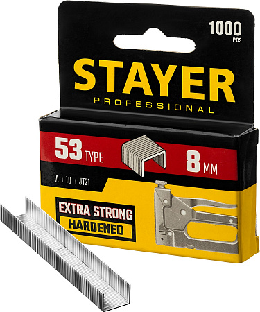 Скобы для степлера STAYER тип 53, 8 мм, 1000 шт 3159-08_z02