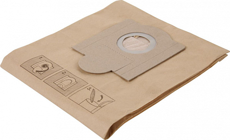 Комплект мешков бумажных FUBAG для пылесоса WDE 3600_M-класса_5 шт. в упаковке_аналог 423000 [750447