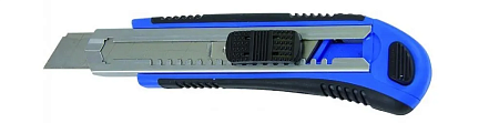 Нож широкий Упрочненный 18 мм. с метал. ведомой/12 (288) Китай 2701002