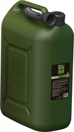 Канистра для ГСМ и технических жидкостей OKTAN Профи 25 литров зеленая [А1-01-10]