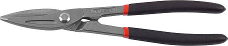Ножницы по металлу ЗУБР МАСТЕР цельнокованые, прямые, у8а, 250 мм [23015-25_z01]