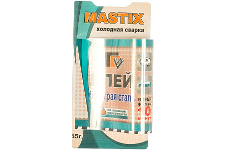 Mastix холодная сварка "Клей Быстрая Сталь" туба 55 г./48