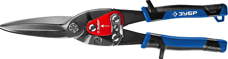 Ножницы по металлу ЗУБР МАСТЕР КАТРАН 300 мм, прямые удлинённые, cr-mo [23130-SL]