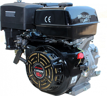Бензиновый двигатель LIFAN ДБГ-15,0 РЦС2 (190FR) 15,0 л.с., редуктор цепной, сцепление