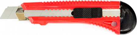 Нож для строительных работ MATRIX 18 мм нож, , выдвижное лезвие, металлическая направ [78918]